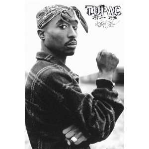  Tupac Shakur Fist 2pac Urban Hip Hop Rap Music Poster 24 x 