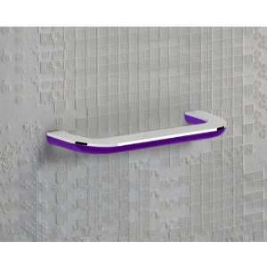 1421 35 32 Lilac and Chrome Stylish Rectangular 14 Inch Towel Bar 1421 