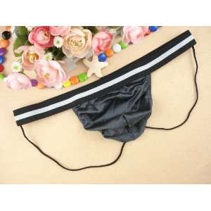  Silky Black Double Guy  String Underwear: Everything Else