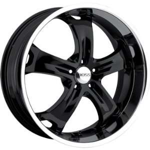 Boss 329 22x9 Black Wheel / Rim 5x5 with a 40mm Offset and a 94.62 Hub 