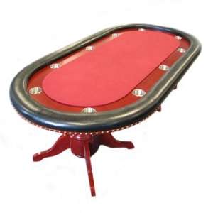 Trademark Poker 90 Inch Texas Holdem Poker Table with Raceway:  