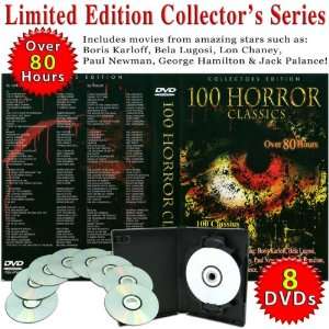  100 HORROR CLASSIC Movies   8 DVD Collection: Everything 