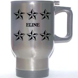 Personal Name Gift   ELINE Stainless Steel Mug (black 