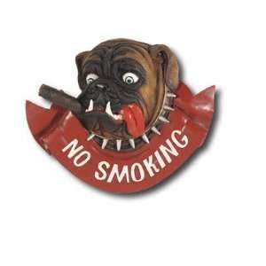  RAM Gameroom R950 Hand Carved No Smoking Dog Sign: Home 