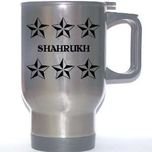  Personal Name Gift   SHAHRUKH Stainless Steel Mug (black 