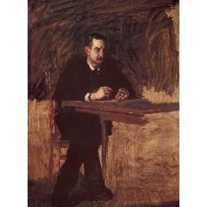  Thomas Eakins   24 x 32 inches   Portrait of Profes Home & Kitchen