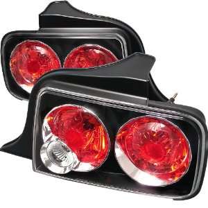  Ford Mustang 05 09 Altezza Tail Lights   Black: Automotive