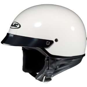   2N Open Face Motorcycle Helmet White Medium M 0821 0109 05: Automotive