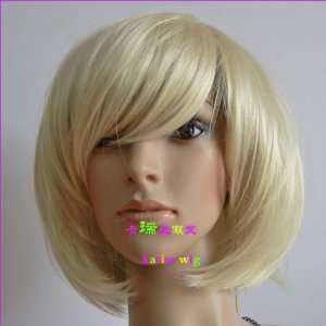 New lady short white hair Cosplay Party Wig/wigs 32cm HC903 Blonde 
