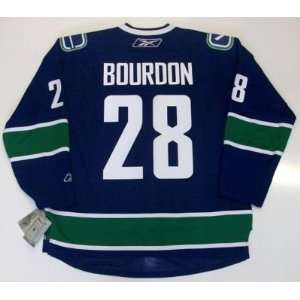  Luc Bourdon Vancouver Canucks Jersey Rbk Real Sports 
