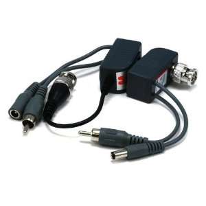  1 Channel Passive CCTV BALUN   Video/Audio/Power over Cat5 