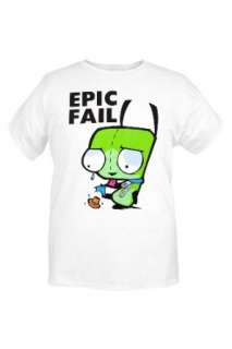  Invader Zim Gir Epic Fail T Shirt: Clothing