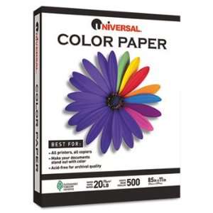  Universal 11212   Colored Paper, 20lb, 8 1/2 x 11, Orchid 