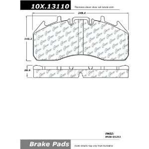  Centric Parts, 106.13110, PosiQuiet Extended Wear 