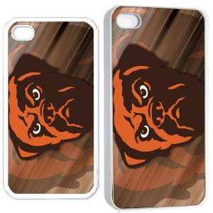  cleveland brons v2 iPhone Hard 4s Case White: Cell Phones 