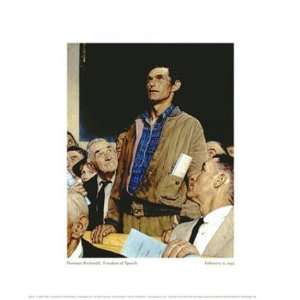  Norman Rockwell   Freedom Of Speech Giclee: Home & Kitchen