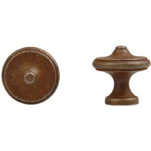   Rust Vintage Vintage Series 1.3 Diameter Iron Mushroom Knob 10128