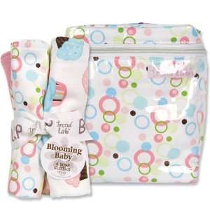   Set   Bottle Bag (# 102000) And 4 Pack Of Burp Cloths (# 101966): Baby