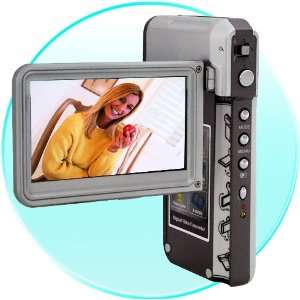  5MP Sleek Photo and Video Camera with 3 Inch Swivel Screen 