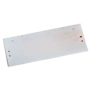   Chrome Finish Parallel Arm Drop Plate for Surface Mounted Door Closers