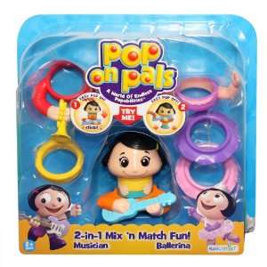 Pop On Pals Figure Musician/Dancer Girl Pack: Toys & Games
