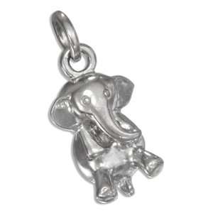  Nebula Tech Metal Cheerful Elephant Charm: Jewelry