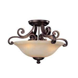  Dolan Designs 1085 207 Brittany Deep Bronze Semi Flush 