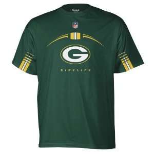   Reebok Mens Green Bay Packers Gun Show T shirt: Sports & Outdoors