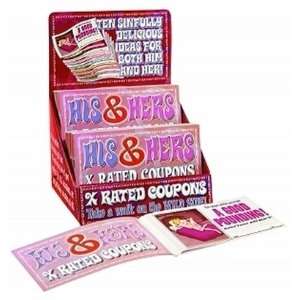 Bundle His and Hers XRated Coupons 36 piece display and Aloe Cadabra 