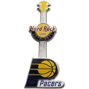  Hard Rock Cafe Indiana Pacers 2010 11 Commemorative Guitar 