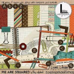  Digital Scrapbooking Kit Pie Are Squared by Libby 