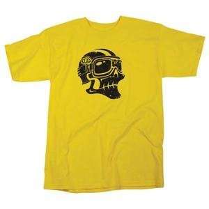  Troy Lee Designs Ghost Rider T Shirt   Large/Yellow 