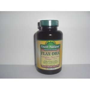 Finest Natural Flax+DHA Complete,Plant Pure Omega 3 6 9 Helps promote 