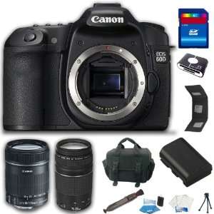 60D 18 MP CMOS Digital SLR Camera with 3.0 Inch LCD and EF S 18 135mm 