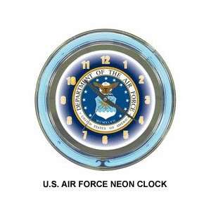  US Air Force Neon Clock 14