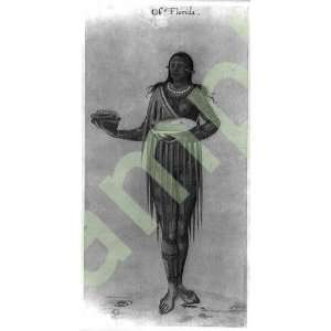  Timucua,John White,1500s, Native Indian Woman,Florida 