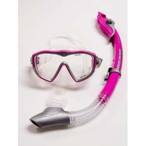  SeaDoo Diva LX Mask/Paradise Dry Womens Snorkel Set by US 