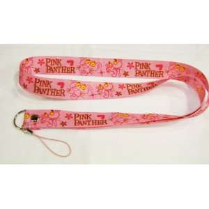  Pink Panther Lanyard Key Chain Holder 