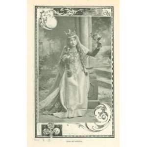  1899 Print Actress Olga Nethersole 