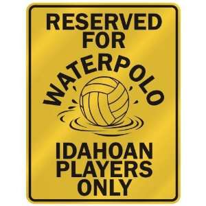   IDAHOAN PLAYERS ONLY  PARKING SIGN STATE IDAHO