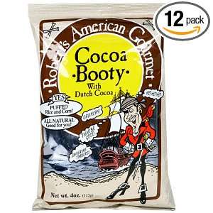 Pirates Booty Cocoa Booty, 4 Ounce Bags (Pack of 12):  