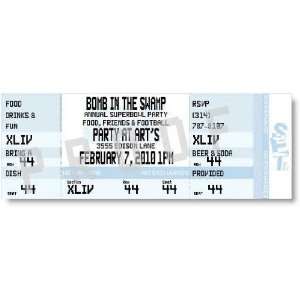  Blue Superbowl Ticket Invitations: Health & Personal Care