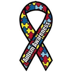  Autism Awareness Mini Ribbon Magnet: Automotive