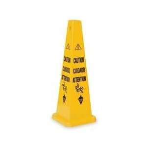 Tough Guy 2LEC5 Safety Cone, Caution  Industrial 