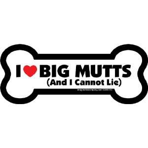   Inch by 6 Inch Car Magnet Big Bone, I love Big Mutts: Pet Supplies