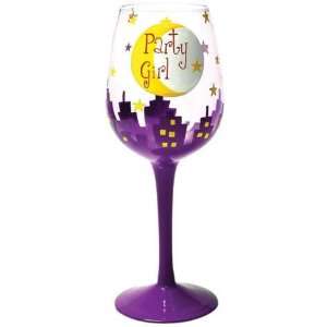   Giftware A Touch of Glass 19065 Party Girl Wine Glass: Everything Else
