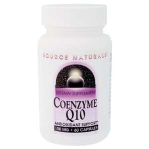 Source Naturals   Co Q 10, 100 mg, 60 capsules Health 