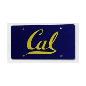  CALIFORNIA BEARS (BLUE) LASER CUT AUTO TAG: Sports 