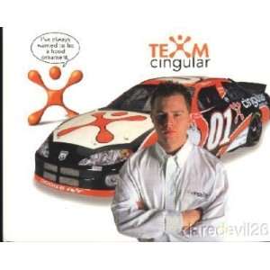  2001 Jason Leffler Cingular Dodge NASCAR postcard 