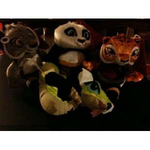  Kung Fu Panda 5 Plushes Set of 4 Tigress, Po, Tri Lung 